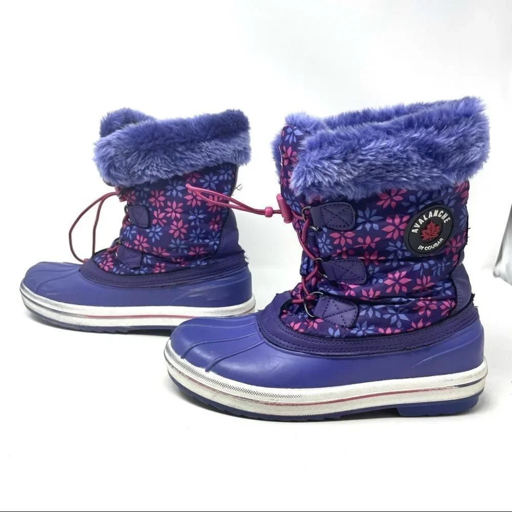 ** Avalanche By Cougar Angie Girls Snow Boots Size 4